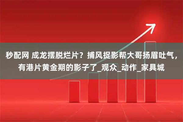 秒配网 成龙摆脱烂片？捕风捉影帮大哥扬眉吐气，有港片黄金期的影子了_观众_动作_家具城